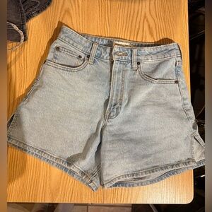 Abercrombie & Fitch Light Blue Jean Shorts
